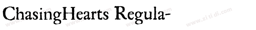 ChasingHearts Regula字体转换